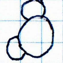 A Water Molecule Space-Filling Model Pictogram