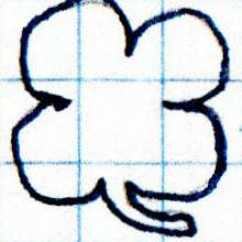 A Pictogram of a Four Leaf Clover