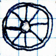 A Pictogram of a Wheel