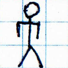 A Stick Figure Person